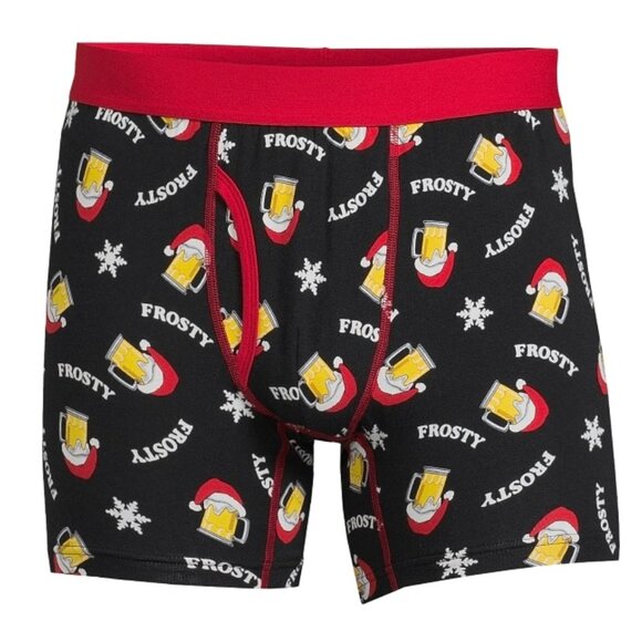Men's Holiday Time Boxer Briefs Frosty Beers - Picture 3 of 5